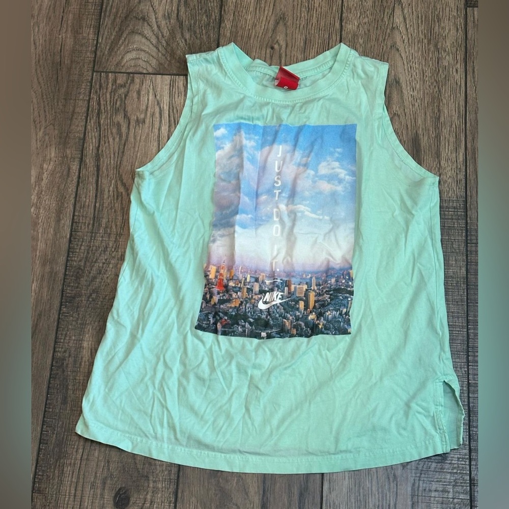 Medium Mint Nike Just Do It City Tank